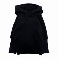 Sweat maille gaufré Noire