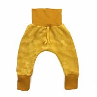 Sarouel-velours-moutarde