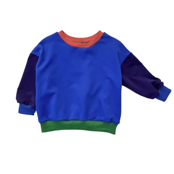 Sweat ample  3A – Molleton Bleu &co