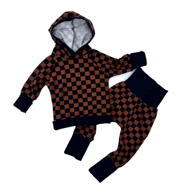Sweat évolutif T1 – Checker marron