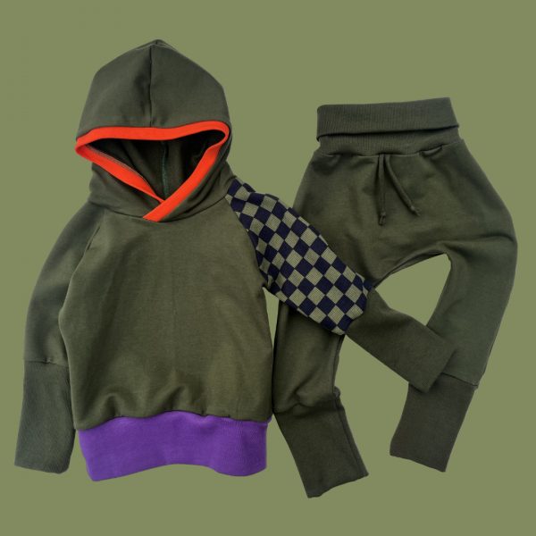 Sweat évolutif – Vert fôret X check