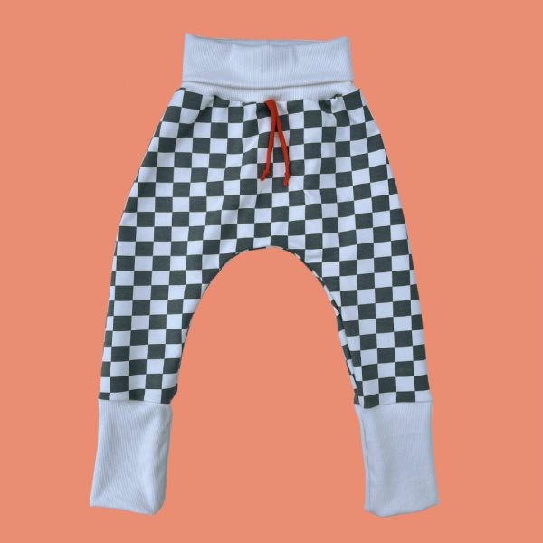 Sarouel évolutif – Checker Olive