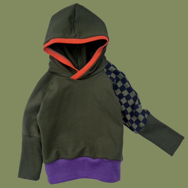 Sweat évolutif – Vert fôret X check