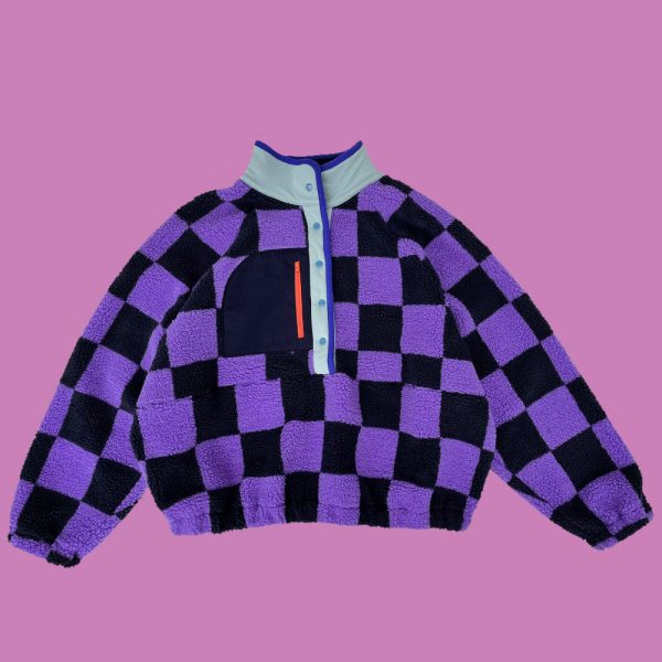 Polaire Femme Oversize – Squares